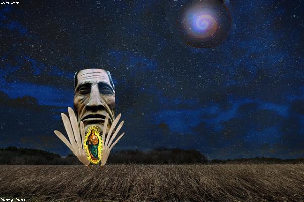 奇幻风格的地缘政治概念图